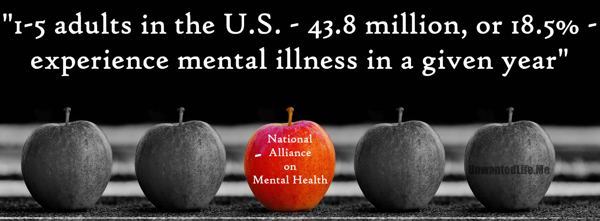 An image illustrating the 1 in 5 US statistic