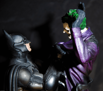 A photo of the action figures of the Batman and Joker fighting to represent the article title - Joker: A Film Review Of Its Portrayal Of Mental Health
