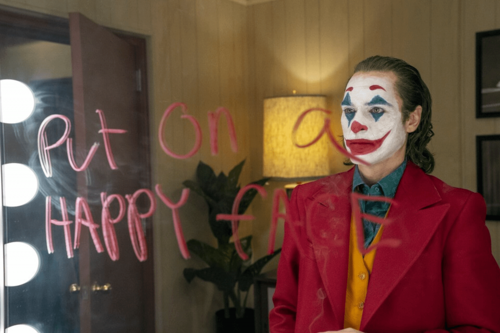 A promotional photo from the film Joker to represent the article - Joker: A Film Review Of Its Portrayal Of Mental Health