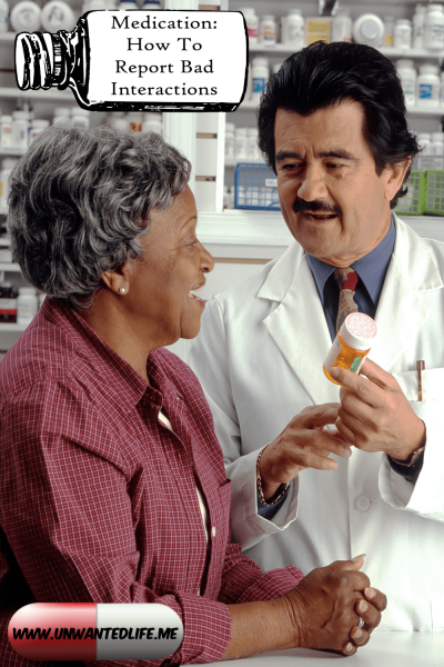 A photo of a South American pharmacist looking at a black woman's medication to represent - Medication: How To Report Bad Interactions