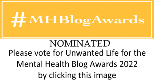 Click to vote in the mental health blogger awards 2022