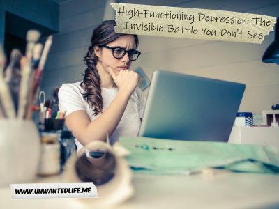 A photo of a woman working on her laptop to represent the topic of the article - High-Functioning Depression: The Invisible Battle You Don't See